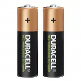 Pilhas Recarregavel Duracell AA com 2 Pilhas / 2500MAH - DX1500 HR6