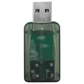 Placa De Som Usb Audio 5.1 Channel Microfins Hr1266 - Suporta 3D