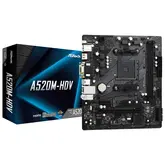 Placa Mae Asrock A520M-Hdv Socket Am4 / Vga / Ddr4