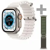 Relogio Smartwatch Blulory Glifo 9 Ultra - Cinza / Verde