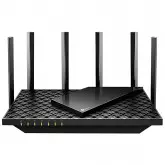 Roteador Tp-Link Archer Ax72 Pro Ax5400 Multi-Gigabit Dual Band / 2.4Ghz / 5Ghz / Wi-Fi 6 / 6 Antenas - Preto