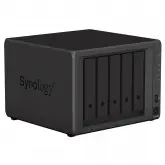Servidor Nas Storage Synology Diskstation Ds1522+ Amd Ryzen R1600 De 2.6Ghz / 8Gb De Ram / 5 Baias / Usb / Lan - Preto
