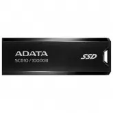 SSD Externo ADATA 1TB SC610 Plug y Go USB 3.2 - Preto (SC610-1000G-CBK/RD)
