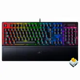 Teclado Gamer Mecanico Razer Blackwidow V3 USB / RGB / Ingles - Preto (RZ03-03541900-R3M1)
