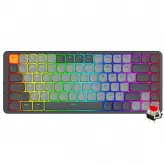 Teclado Gamer Mecanico Redragon K652Gg-Rgb-Pro Azure Wireless / Red / Ingles - Cinza