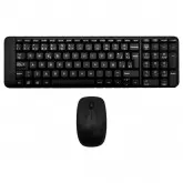 Teclado + Mouse Logitech Mk220 Wireless / Espanhol - Preto (920-004430)