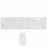 Teclado + Mouse Mtek Km5197W Wireless / Portugues - Branco
