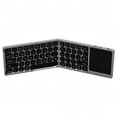 Teclado Wiwu Foldable Touchpad Keyboard Fmk-04 Wireless / Ingles - Steel Cinza