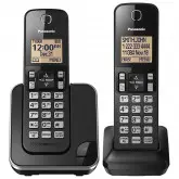 Telefone Panasonic Kx-Tgc352Lab Sem Fio / 2 Base / Bina / 110V - Preto