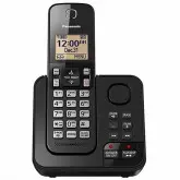 Telefone Panasonic Kx-Tgc360Lab Sem Fio / Base / Bina / 110V - Preto