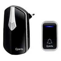 Campainha Eletrônica Quanta Qtcwe05 Wireless - Preto em Visão Vip