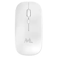 Mouse Mtek Mw-4W350 Wireless - Branco em Visão Vip