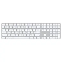 Teclado Apple Magic Mk2C3Ll/A Touch Id Numeric / Wireless / Bluetooth / Inglês - Prata / Branco em Visão Vip