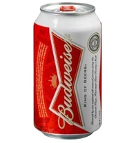  Budweiser Lata 350ML no Paraguai
