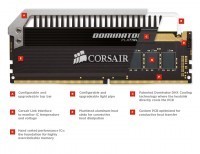 Memória para PC Corsair Dominator Platinum RAM DDR4 16GB (4 x 4GB) 2133MHZ