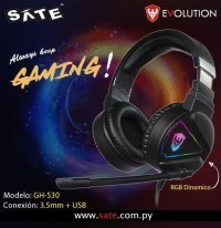 Fone de Ouvido / Headset Satellite GH-530 RGB USB