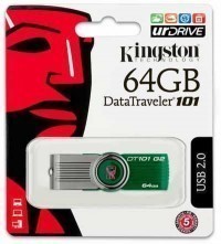 Pen Drive Kingston DT101 64GB no Paraguai