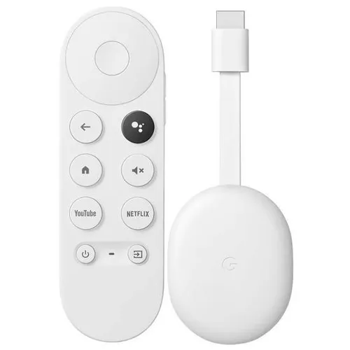 Reprodutor de Mídia Digital Google Chromecast Com Google TV HD